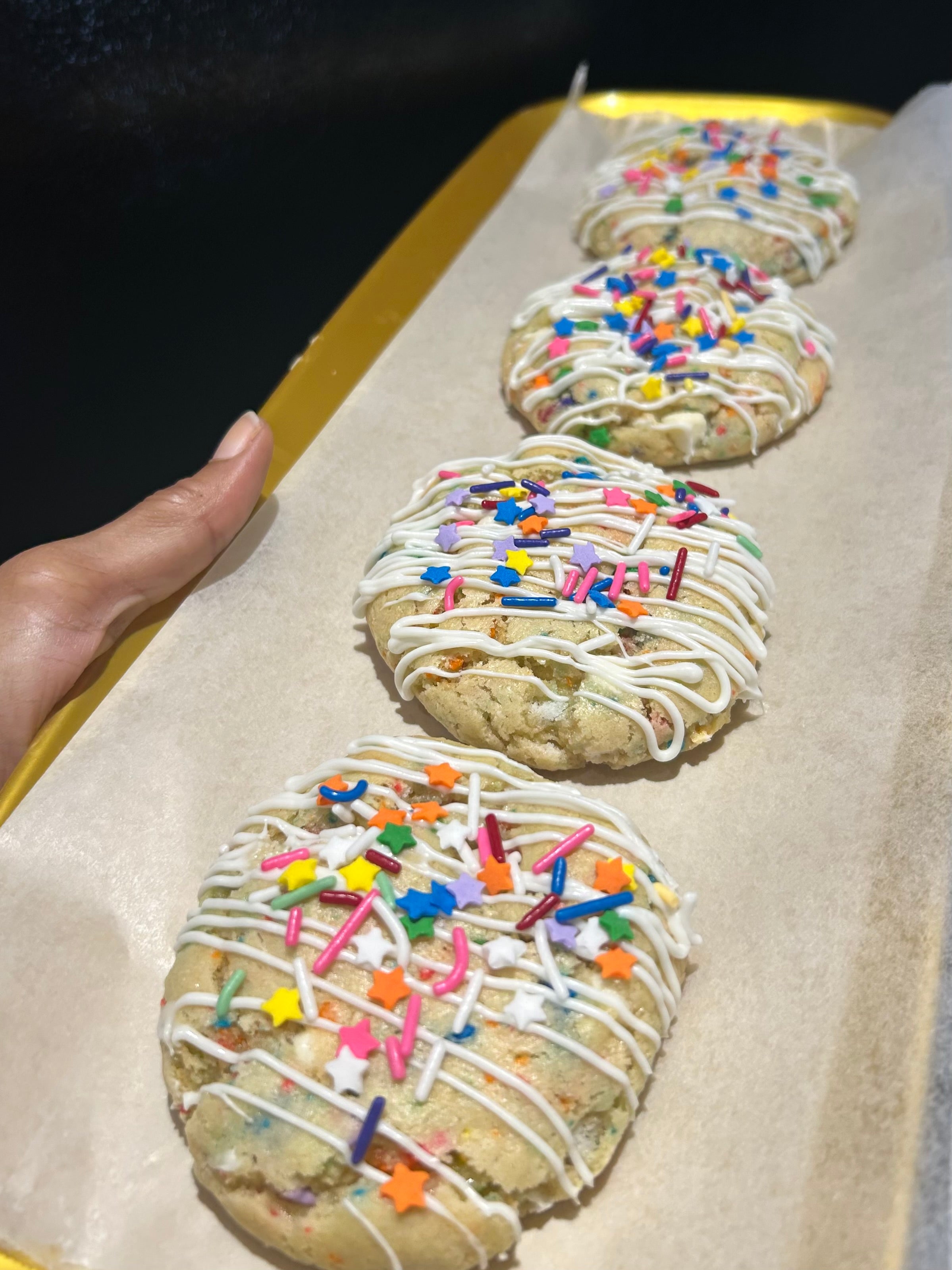 Birthday Cake Cookies 🍪
