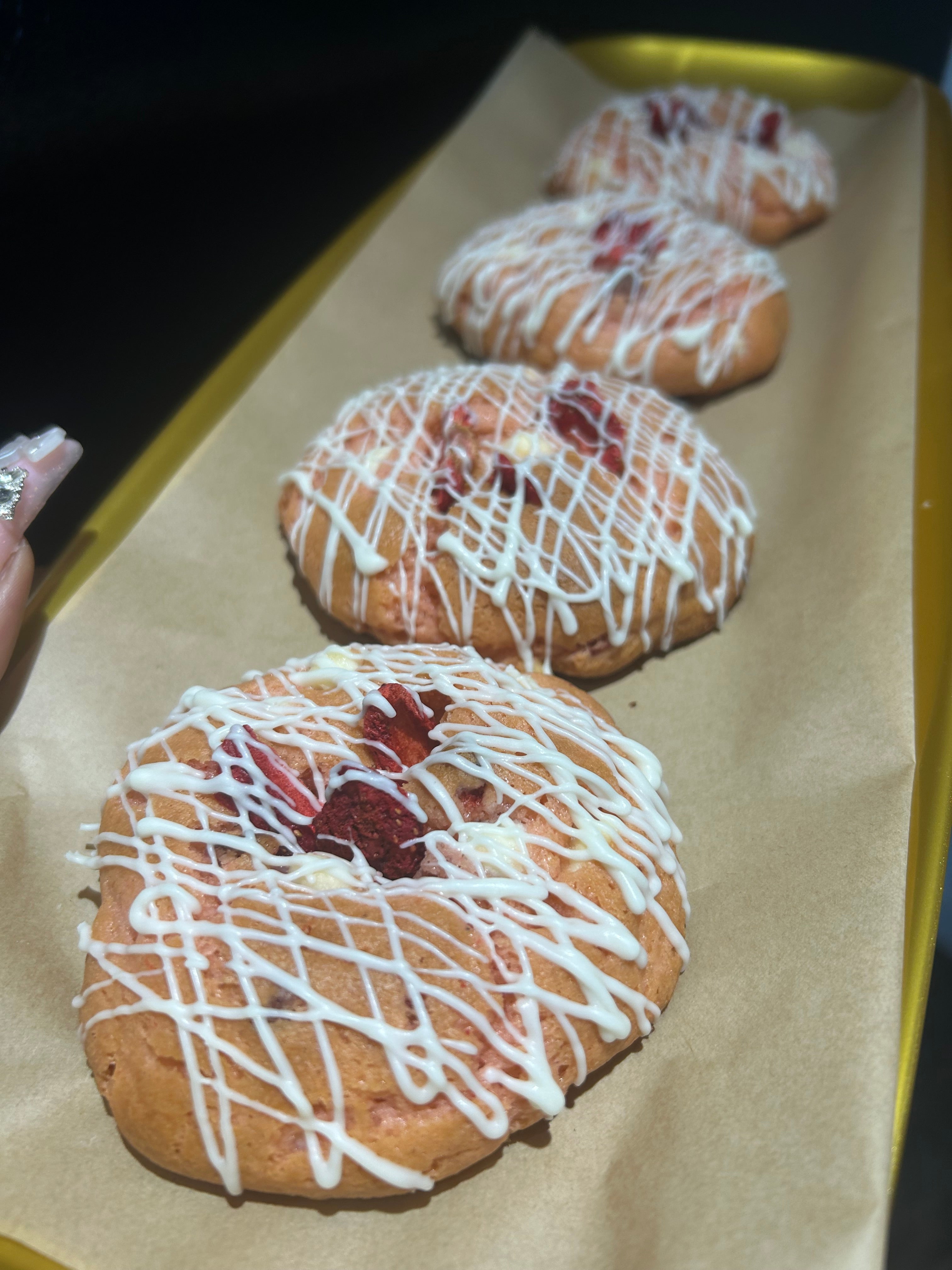 Strawberry Cookies 🍪🍓