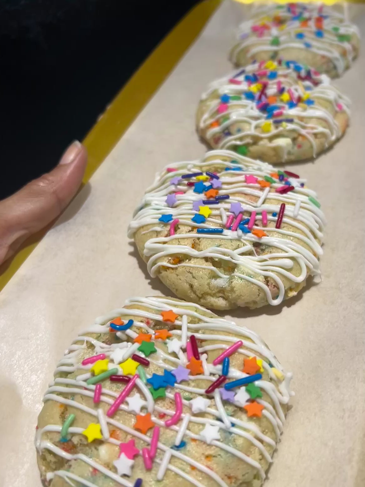 Birthday Cake Cookies 🍪